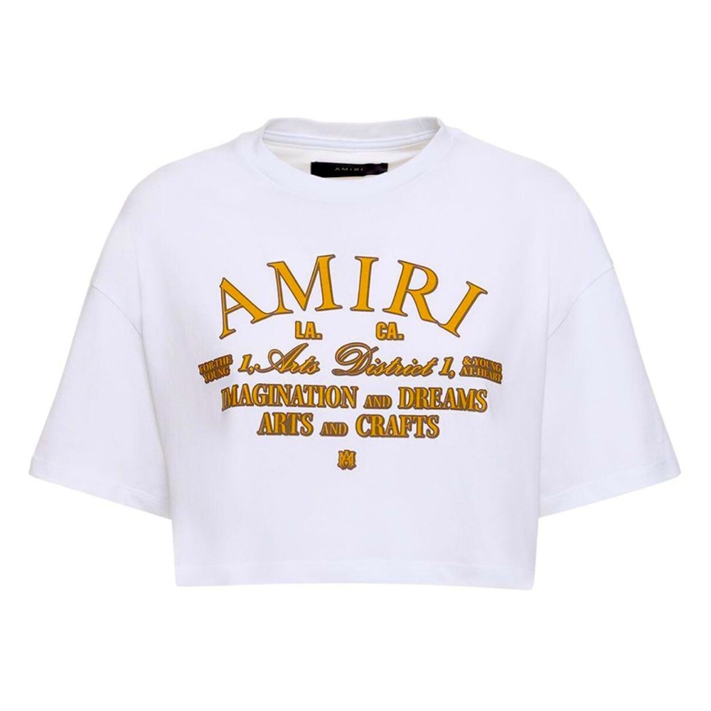 Amiri Cropped Logo T